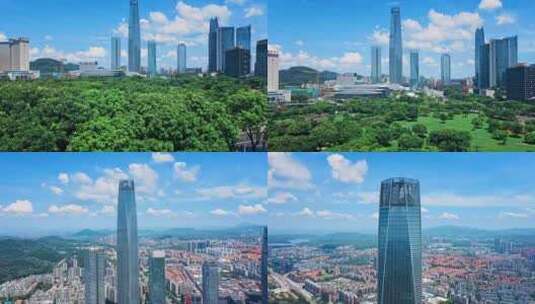 广东东莞城市航拍视频高清在线视频素材下载