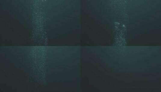 实拍写实海底气泡03高清在线视频素材下载