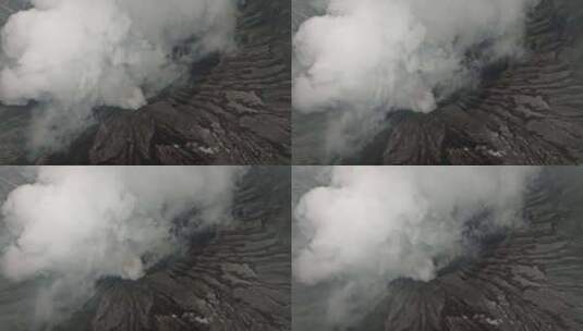 航拍Bromo火山高清在线视频素材下载