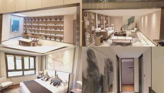 别墅 装修 样板间高清在线视频素材下载