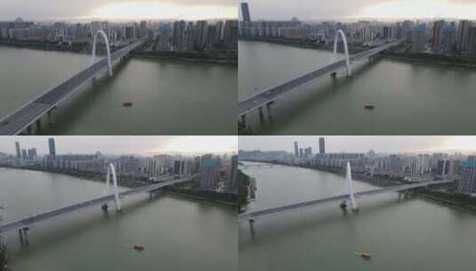 广西柳州柳北城市风光高清在线视频素材下载