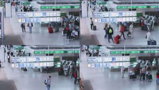 罗马机场登机室高清在线视频素材下载