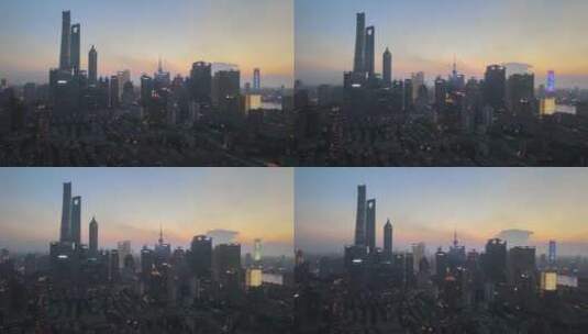 中国的城市之夜高清在线视频素材下载