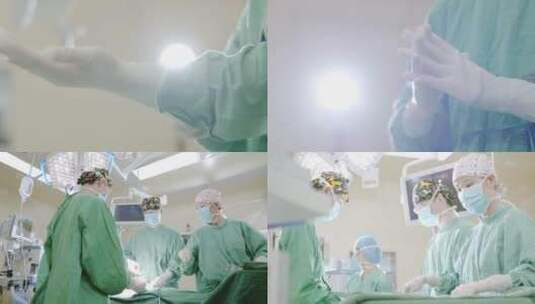 高端医院高端医疗全数字化手术室白衣天使高清在线视频素材下载