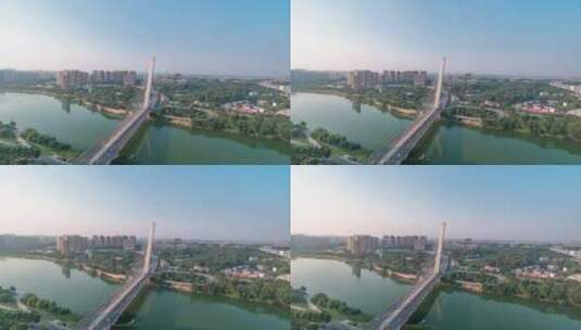 湖南长沙洪山桥日转夜6K延时高清在线视频素材下载