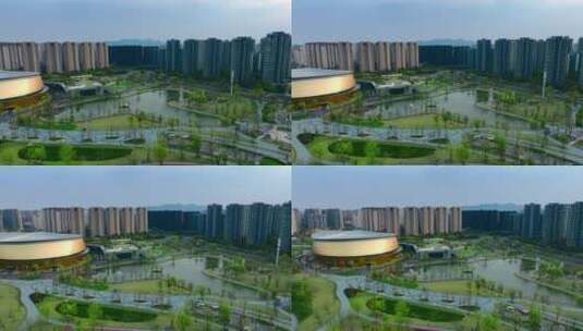 杭州2022亚运会场馆高清在线视频素材下载