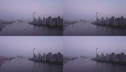 广东省广州市市中心航拍高清在线视频素材下载