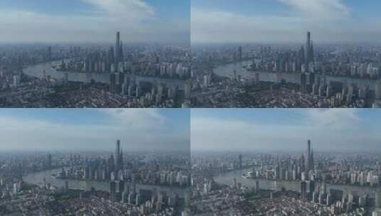 上海全景航拍高清在线视频素材下载