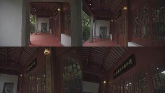 杭州吴山景区有美堂遗址高清在线视频素材下载