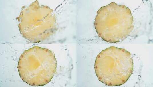 菠萝 凤梨 水果 食物 植物高清在线视频素材下载