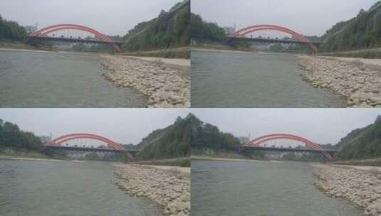 清江河河水高清在线视频素材下载