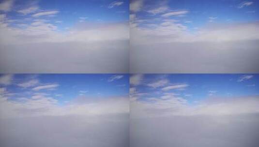 云层之上高清在线视频素材下载