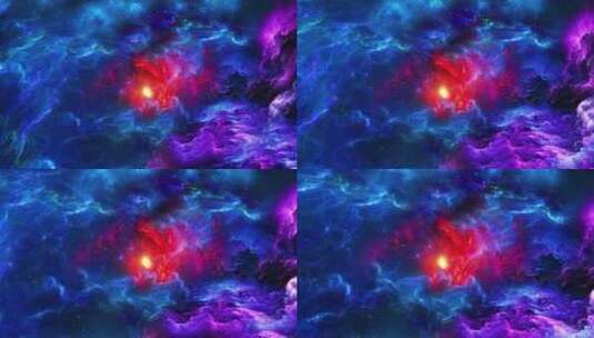 抽象宇宙旋转虫洞隧道太空星云动态视频背景高清在线视频素材下载