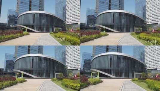 深圳湾科技生态园 写字楼 科技园高清在线视频素材下载