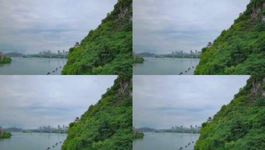 广西柳州柳江风景高清在线视频素材下载