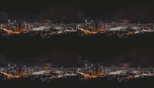 深圳城市延时夜景视频高清在线视频素材下载