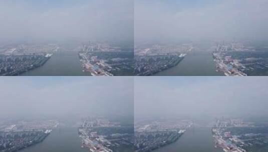 广州大学城城市风光航拍高清在线视频素材下载
