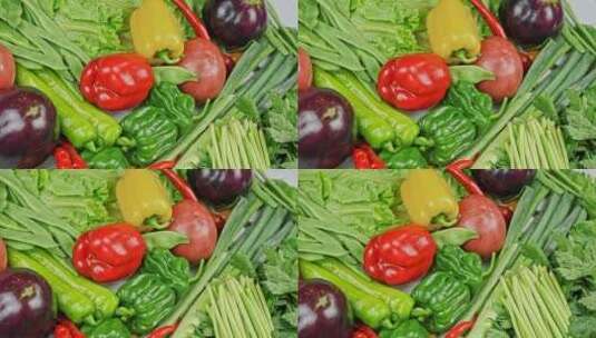 水果蔬菜堆高清在线视频素材下载