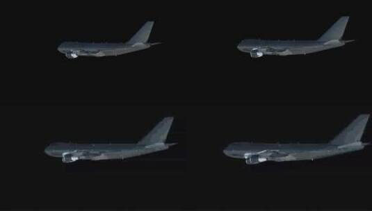 飞机飞行模型反射素材1高清在线视频素材下载