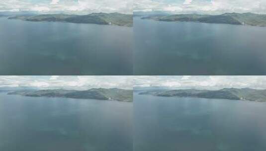 抚仙湖的航拍高清在线视频素材下载