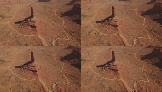 沙漠道路景观高清在线视频素材下载