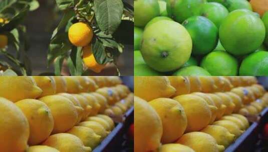 柠檬实拍柠檬特写水果高清在线视频素材下载