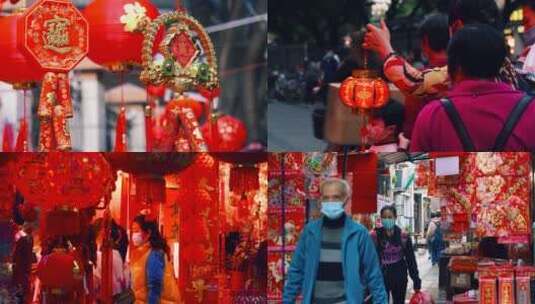 春节过年节日氛围，4k年味视频素材高清在线视频素材下载