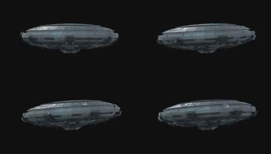 4k外星人飞船UFO特效合成透明素材 (4)高清在线视频素材下载