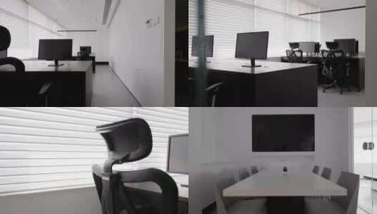光影自然现代极简办公室高清在线视频素材下载