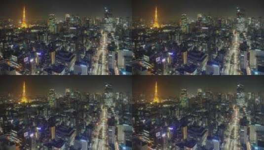 都市夜景高清在线视频素材下载