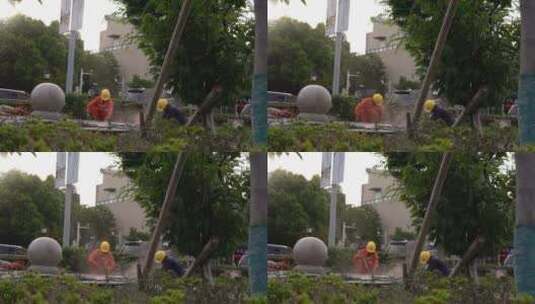 工人 古镇  上海 古建筑高清在线视频素材下载