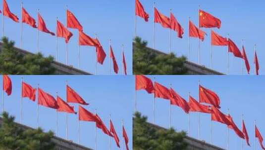 北京天安门宏伟的人民大会堂高清在线视频素材下载