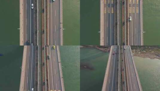 城市桥梁交通航拍高清在线视频素材下载