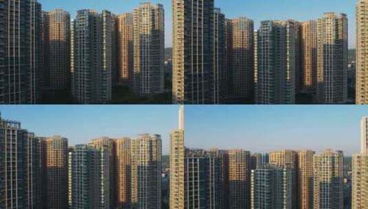 深圳龙岗高楼小区建筑高清在线视频素材下载