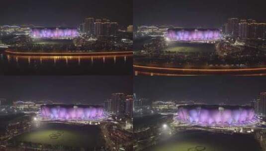 杭州市奥林匹克体育中心高清在线视频素材下载