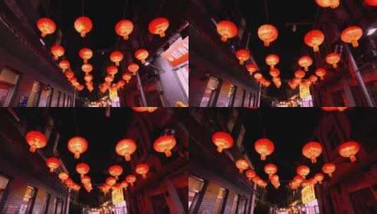 北京前门大街红灯笼高清在线视频素材下载