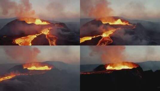 格尔丁达加尔斯戈斯火山【4K]高清在线视频素材下载