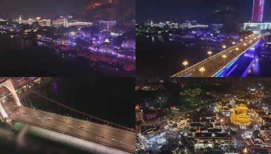 柳州夜景高清在线视频素材下载