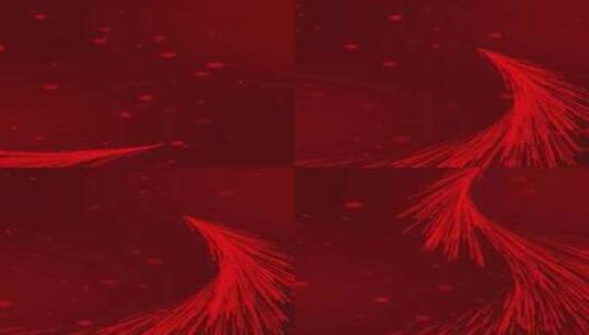 竖屏红色粒子背景 竖版红色生长粒子高清在线视频素材下载