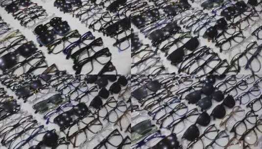 眼镜时尚美观眼镜展会老外外国人外贸国际高清在线视频素材下载
