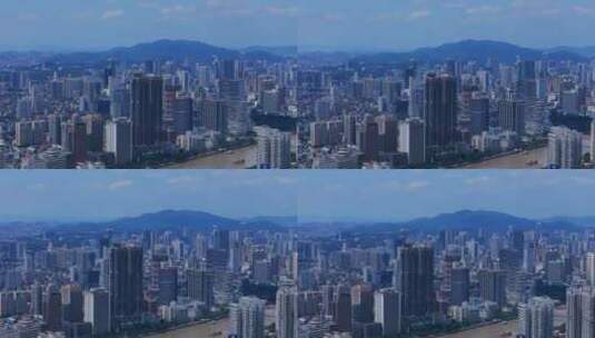 广州珠江越秀区高楼航拍高清在线视频素材下载