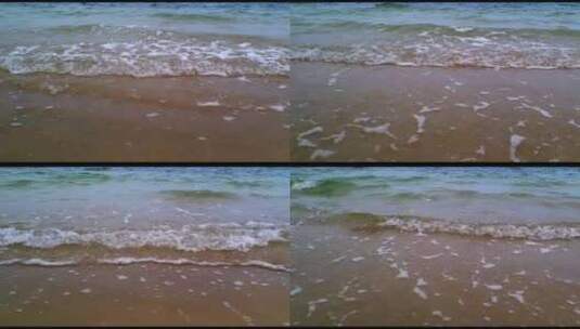 大海滩上的海浪视频高清在线视频素材下载