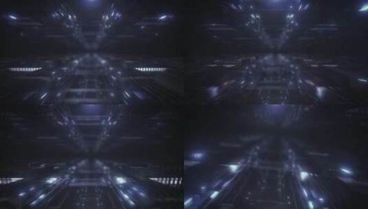 科幻隧道预告片电影LOGO开场AE模板高清AE视频素材下载