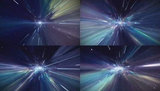 宇宙流星粒子穿梭高清AE视频素材下载