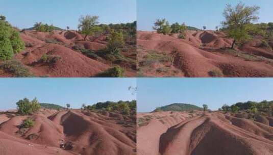 沙丘景观航拍高清在线视频素材下载