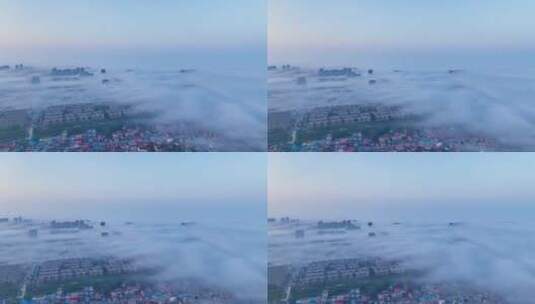 4K云海平流层城市高清在线视频素材下载