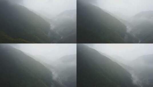 山中迷雾高清在线视频素材下载