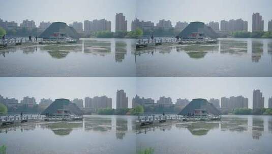 徐州水下骑兵兵马俑博物馆-4k运镜实拍高清在线视频素材下载