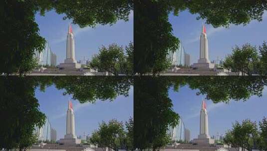 【正版素材】南昌八一广场纪念碑高清在线视频素材下载
