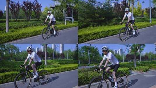 骑自行车 骑行 自行车高清在线视频素材下载